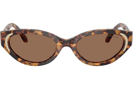 Solglasögon Swarovski SK6030 104073 Cat Eye Havana