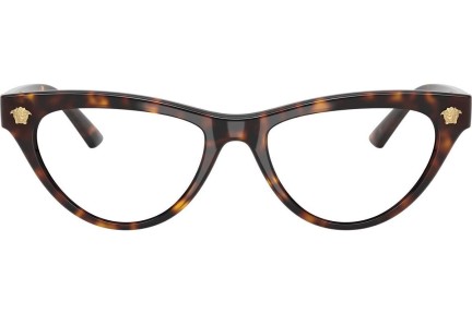 Glasögon Versace VE3364U 108 Cat Eye Havana