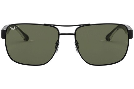 Solglasögon Ray-Ban RB3530 002/9A Polarized Rektangulära Svart