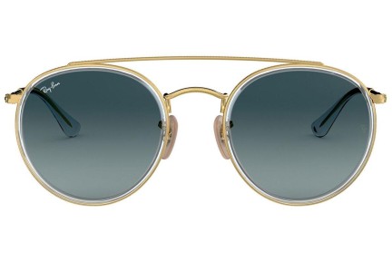 Solglasögon Ray-Ban Round Double Bridge RB3647N 91233M Runda Guld