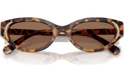 Solglasögon Swarovski SK6030 104073 Cat Eye Havana