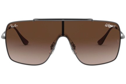 Solglasögon Ray-Ban Wings II RB3697 004/13 Enkel Lins | Shield Grå