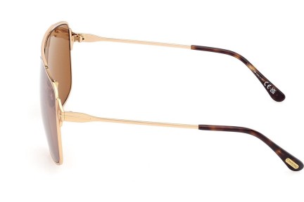 Solglasögon Tom Ford Zappa FT1173 30E Fyrkantig Guld