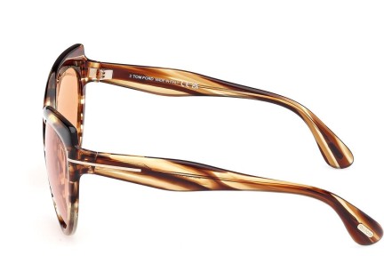 Solglasögon Tom Ford Beatrice FT1196 53E Cat Eye Havana