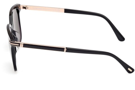 Solglasögon Tom Ford Jochem FT1183 01R Polarized Fyrkantig Svart