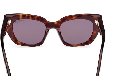 Solglasögon Tom Ford Athena FT1190 52H Polarized Cat Eye Havana