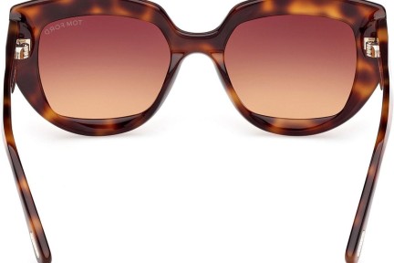 Solglasögon Tom Ford Saltzman FT1192 53F Cat Eye Havana