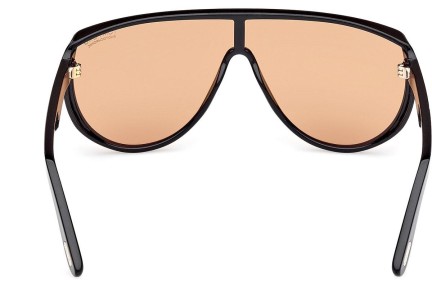 Solglasögon Tom Ford Achilles FT1182 01E Enkel Lins | Shield Svart