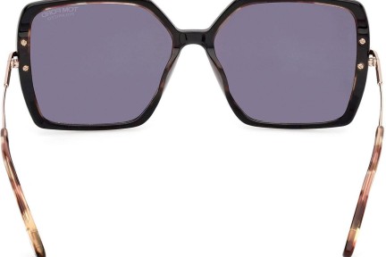 Solglasögon Tom Ford FT1039 05D Polarized Fyrkantig Svart