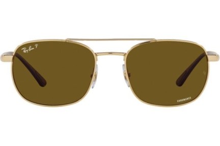 Solglasögon Ray-Ban Chromance Collection RB3670CH 001/AN Polarized Fyrkantig Guld