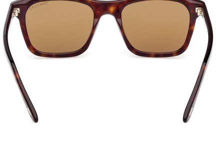 Solglasögon Tom Ford Barron FT1179 52E Fyrkantig Havana