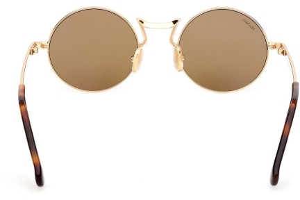 Solglasögon Max Mara MM0127 30L Runda Guld