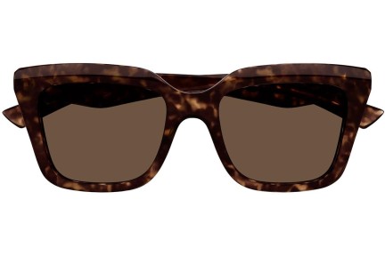 Solglasögon Alexander McQueen AM0473S 002 Fyrkantig Havana