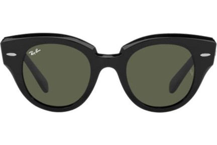 Solglasögon Ray-Ban Roundabout RB2192 901/31 Runda Svart