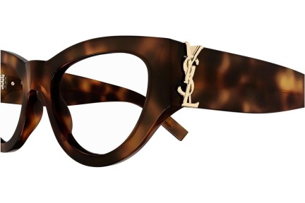 Glasögon Saint Laurent SLM94OPT 002 Cat Eye Havana