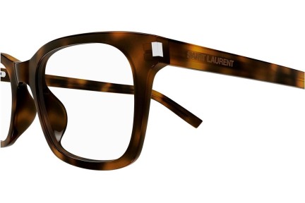 Glasögon Saint Laurent SL718SLIM 007 Fyrkantig Havana