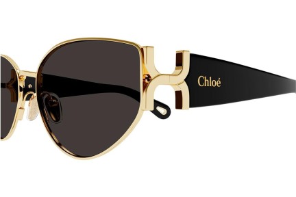 Solglasögon Chloe CH0260S 001 Cat Eye Guld