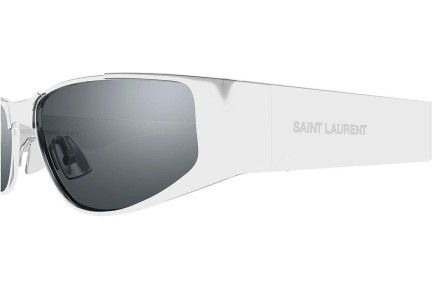 Solglasögon Saint Laurent SL739 001 Rektangulära Silver