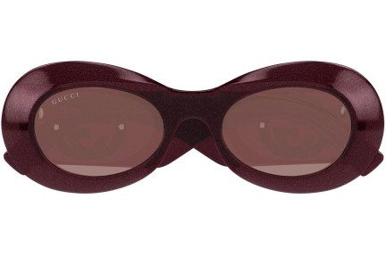 Solglasögon Gucci GG1696S 003 Oval Lila