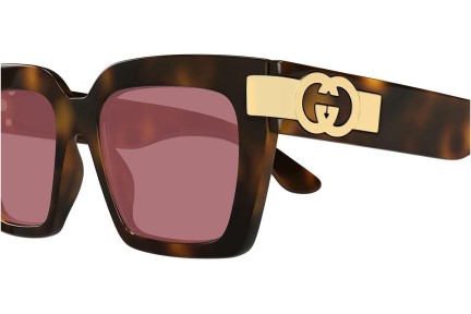 Solglasögon Gucci GG1689S 002 Fyrkantig Havana