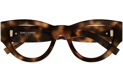 Glasögon Saint Laurent SLM94OPT 002 Cat Eye Havana