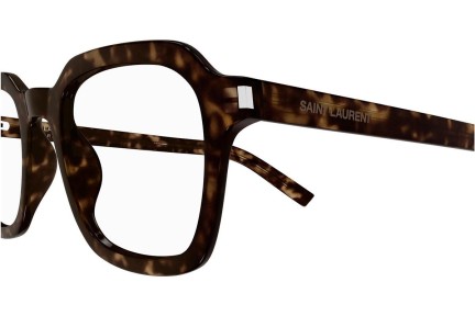 Glasögon Saint Laurent SL715SLIMOPT 002 Fyrkantig Havana