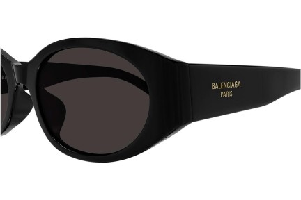 Solglasögon Balenciaga BB0369SK 001 Oval Svart