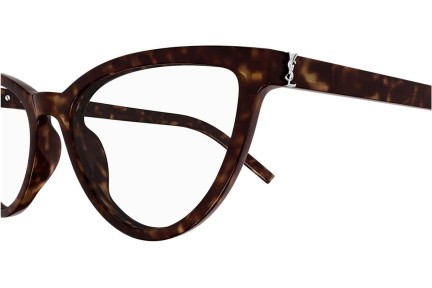 Glasögon Saint Laurent SLM138 002 Cat Eye Havana