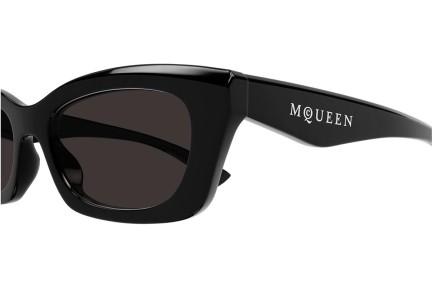 Solglasögon Alexander McQueen AM0474S 001 Rektangulära Svart