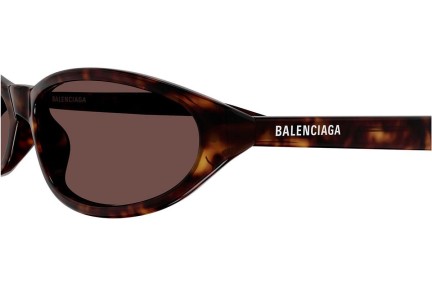 Solglasögon Balenciaga BB0007S 013 Oval Havana