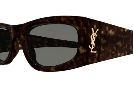 Solglasögon Saint Laurent SLM140 003 Oval Havana