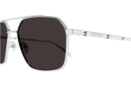 Solglasögon Alexander McQueen AM0477S 001 Pilot Silver