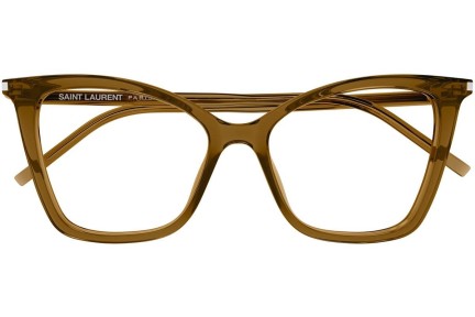 Glasögon Saint Laurent SL386 009 Cat Eye Brun