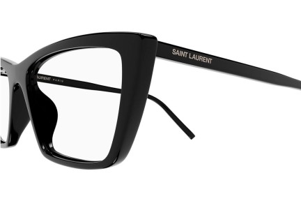 Glasögon Saint Laurent SL737MICATHINOPT 001 Cat Eye Svart