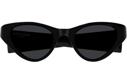 Solglasögon Saint Laurent SLM144 001 Cat Eye Svart