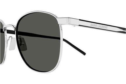 Solglasögon Saint Laurent SL747 007 Fyrkantig Silver