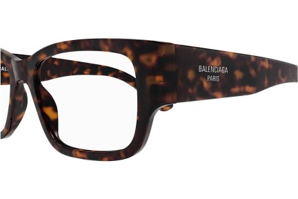 Glasögon Balenciaga BB0371O 002 Fyrkantig Havana