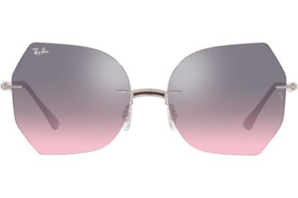 Solglasögon Ray-Ban Titanium Collection RB8065 003/H9 Cat Eye Silver