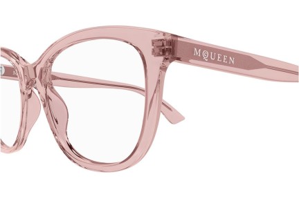 Glasögon Alexander McQueen AM0487O 004 Fyrkantig Röd