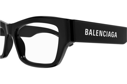 Glasögon Balenciaga BB0377O 001 Fyrkantig Svart