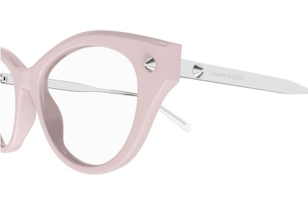 Glasögon Alexander McQueen AM0485O 003 Cat Eye Rosa