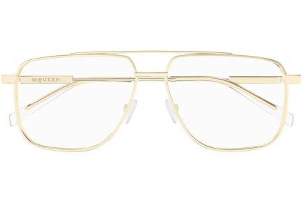 Glasögon Alexander McQueen AM0480O 002 Pilot Guld