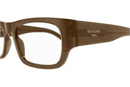 Glasögon Balenciaga BB0370O 004 Rektangulära Brun