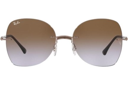 Solglasögon Ray-Ban Titanium Collection RB8066 155/68 Fyrkantig Brun