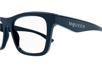 Glasögon Alexander McQueen AM0475O 008 Fyrkantig Blå