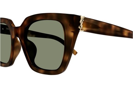 Solglasögon Saint Laurent SLM143 003 Fyrkantig Havana