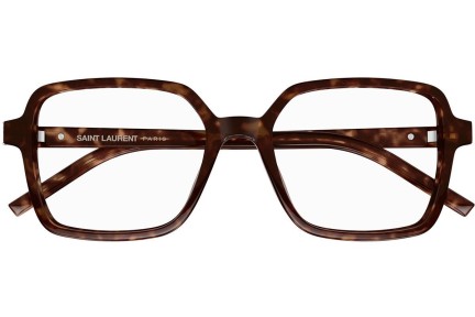 Glasögon Saint Laurent SLM139 002 Fyrkantig Havana