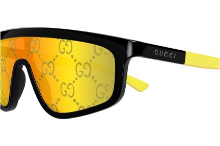 Solglasögon Gucci GG1736S 004 Enkel Lins | Shield Svart