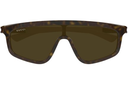 Solglasögon Gucci GG1736S 002 Enkel Lins | Shield Havana