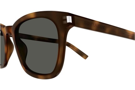 Solglasögon Saint Laurent SL716SLIM 003 Fyrkantig Havana